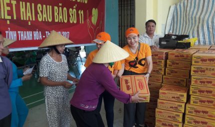 ACECOOK VIETNAM TO DONATE 1,600 BOXES OF HAO HAO NOODLES TO THE PEOPLE AFFECTED BY THE STORM NO. 11 IN HOA BINH, THANH HOA, YEN BAI PROVINCES