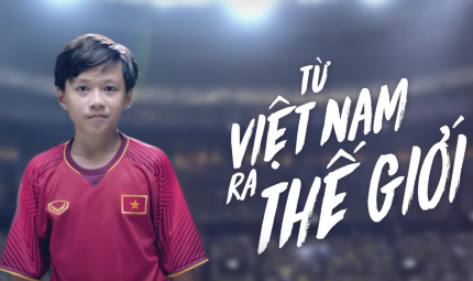Tinh thần bóng đá Việt Nam vươn ra thế giới