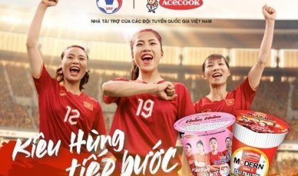 Acecook tiếp lửa Kiêu hùng cùng Đội tuyển nữ Quốc gia Việt Nam trên đấu trường quốc tế
