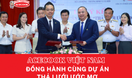 Acecook Việt Nam chung tay hỗ trợ trẻ em là con ngư dân có hoàn cảnh khó khăn với dự án “Thả lưới ước mơ”