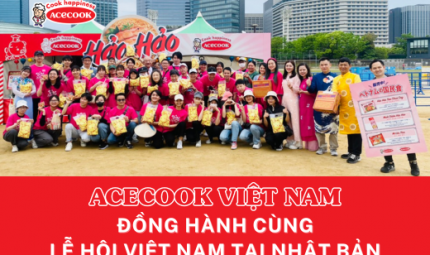 ACECOOK VIỆT NAM LÀ ĐƠN VỊ TÀI TRỢ CHÍNH CHO  LỄ HỘI VIỆT NAM TẠI NHẬT BẢN