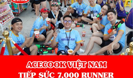 ACECOOK VIỆT NAM TIẾP SỨC 7,000 RUNNER TẠI WATER RUN HỒ CHÍ MINH.