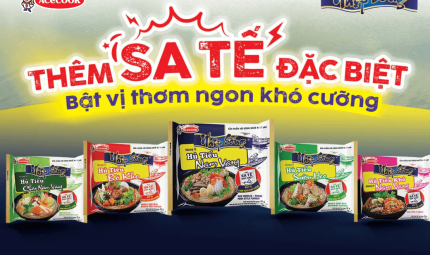 HỦ TIẾU NHỊP SỐNG –  CẢI TIẾN HƯƠNG VỊ VỚI GÓI SA TẾ ĐẶC BIỆT