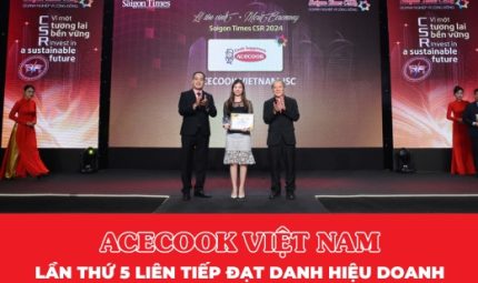 Acecook Việt Nam lần thứ 5 liên tiếp đạt danh hiệu doanh nghiệp vì cộng đồng – Saigon Times CSR 2024