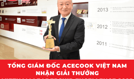 Tổng Giám đốc Acecook Việt Nam được vinh danh “Lãnh đạo truyền cảm hứng”