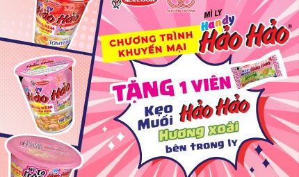 CHƯƠNG TRÌNH KHUYẾN MẠI HANDY HẢO HẢO THÁNG 08.2025