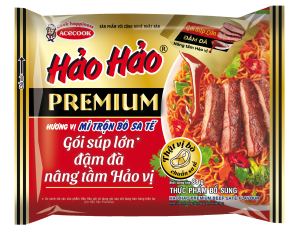 Thực Phẩm Bổ Sung Hảo Hảo Premium Hương Vị Mì Trộn Bò Sa Tế